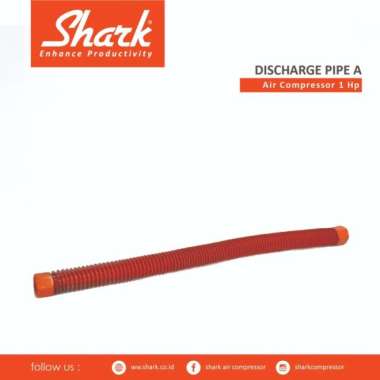 Selang Sisir Discharge pipe A Kepala Kompresor Shark 1 Hp Original