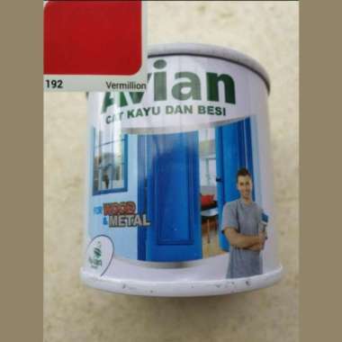 Cat Kayu Dan Besi Avian 100 Cc Warna Merah