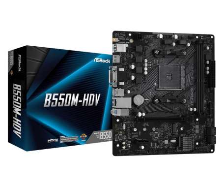 ASRock B550M-HDV (AM4, B550, DDR4)