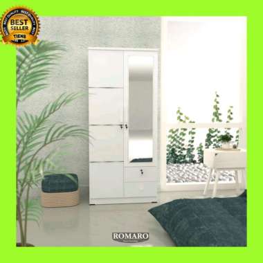 lemari baju 3 pintu minialis romaro lpp 22 lr
