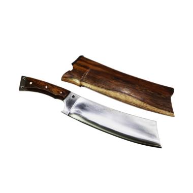 NUZA Cincang Cacah Chopper Daging Tulang Kayu Jati  Baja Per Fulltang Golok - Multi Color