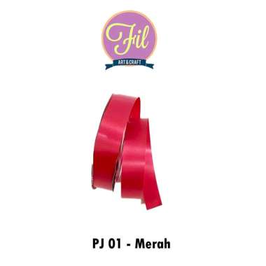 Pita Kado Kecil 3.4" / Pita Jepang 3/4 inch / Pita Jepang 2 cm Merah