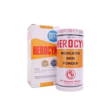 Bedak HEROCYN 150gr (Bedak Gatal dan biang keringat untuk Dewasa)