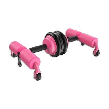 OEM SK-O16 Set Alat Fitness Push Up Alat Latihan Olahraga Gym Fitness Sit Up Double Wheel Pembakar L