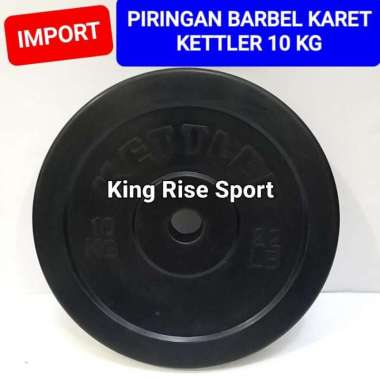 Kettler Rubber Plate/ Piringan Barbel Karet 10 Kg