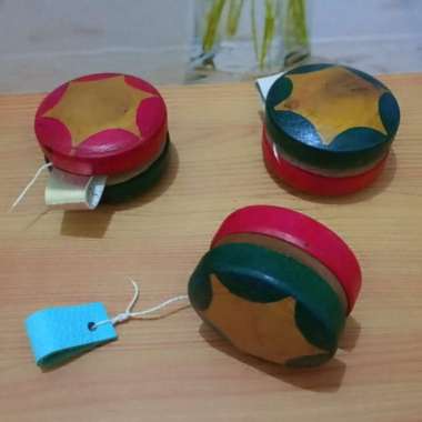 Mainan Yoyo Kayu Motif Mainan Tradisional