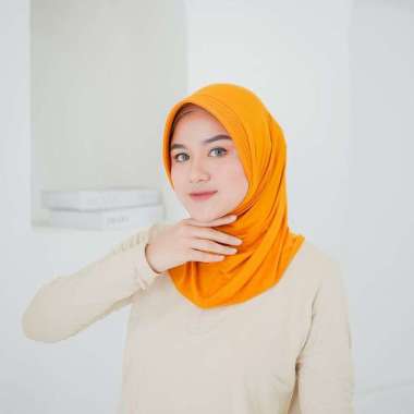 Rifanyhijab - Clemira Bergo Sport Mustard