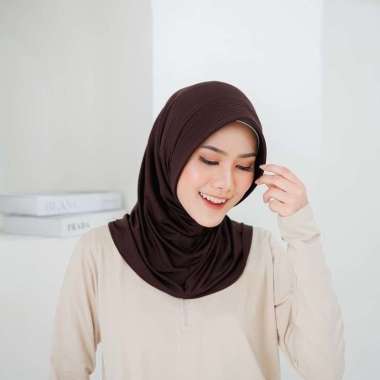 Rifanyhijab - Clemira Bergo Sport Coffee