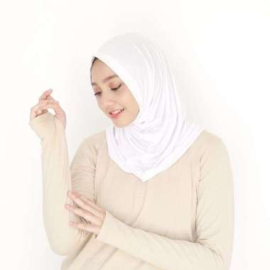 Rifanyhijab - Pamela Hijab Bergo Sport White