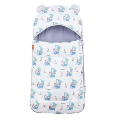 Omiland Sleeping Bag Kantong Tidur Bayi Selimut Topi Bayi Blanket Baby Sailor Abu