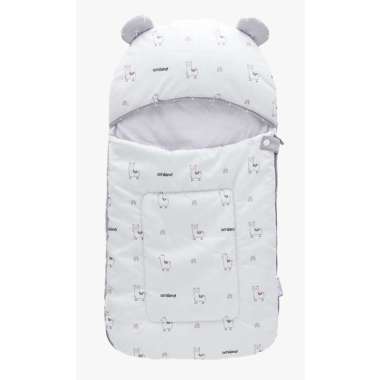 Omiland Sleeping Bag Kantong Tidur Bayi Selimut Topi Bayi Blanket Baby Alpaca Abu