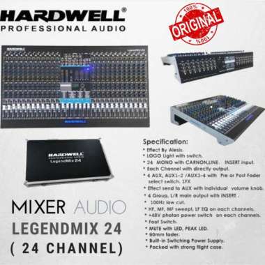 Mixer Audio HARDWELL LegendMix24 / LegendMix 24 ORIGINAL FREE HARDCASE