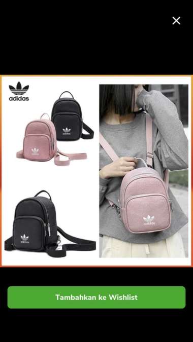 Mini Backpack Adidas Original Terbaru 