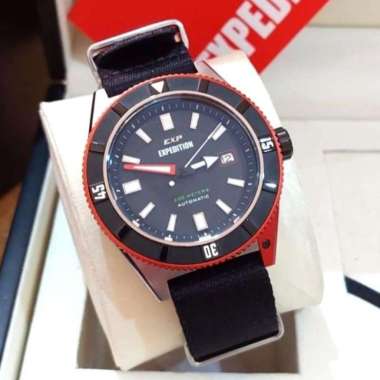 EXPEDITION 6819MS - Jam Tangan Pria Analog ORIGINAL - Silver Red