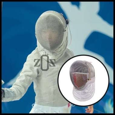 Masker Mask Topeng Fencing Anggar Kawat Wire White Unisex XS