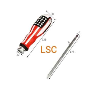 Obeng Amerika Jordan plus minus bolak balik bisa seting panjang pendek