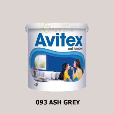 Cat Tembok Interior Avitex 5 kg (Base - Tinting) 093 Ash Grey
