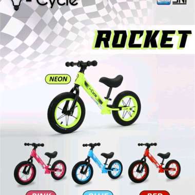 Pushbike Push Bike balance Sepeda Keseimbangan I Cycle Rocket