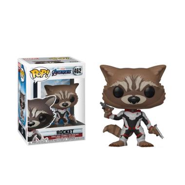 Funko POP! Marvel Avengers Endgame Rocket Quantum Realm Suit Action Figure [Exclusive]