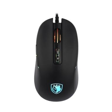 SADES Myth RGB Gaming Mouse HItam