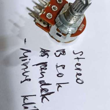 Potensio B 50K STEREO A-plus Rotari PENDEK