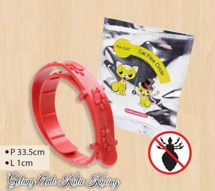Gelang / Kalung Anti Kutu Kucing - Cat Flea Circle / Pencegah Kutu Kucing