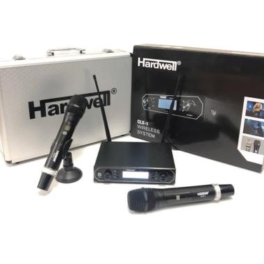 Hardwell CLX 1 Dual Handle Wireless Microphone HITAM FULL