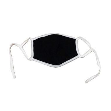VM Katun Masker Kain Non Medis - Hitam Fashion Mask
