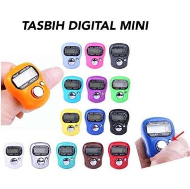Tasbih Digital Led Tasbeh Jari Counter Tally Tasbih Wirid Orange