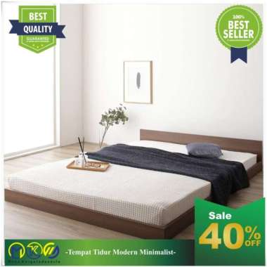 MKI Furniture Tempat tidur lesehan model jepang kayu jati furniture jepara 100 x 200