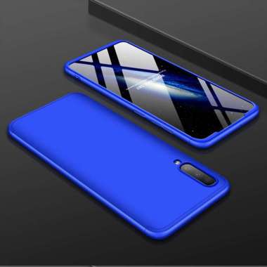 GKK 360 Full Cover Baby Skin Hard Case Samsung A70 Armor - Samsung Galaxy A70 BLUE