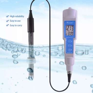 Kedida CT-6020A PH Meter External Probe Tester BNC Hydrophonic Biru