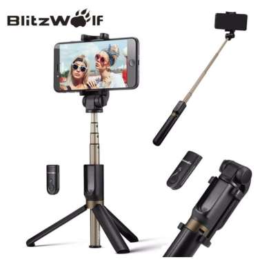 BlitzWolf BW-BS3 Tongsis Tripod Selfie with Remote Bluetooth