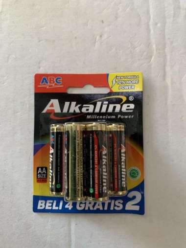 Baterai Alkaline AA isi 6