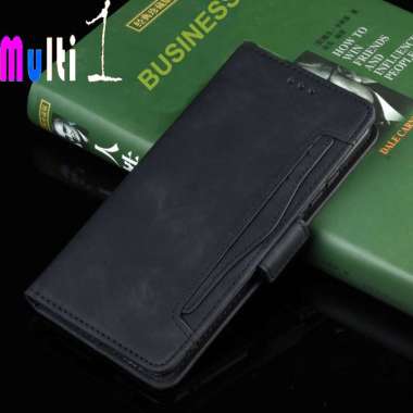 Flip Case Wallet Apple iPhone 7 Plus 7Plus Leather Case Multi card slot - Black Apple iPhone 7 Plus