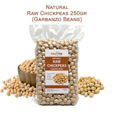 Kacang Arab / Garbanzo / Chickpeas 250gr (Raw / Mentah)