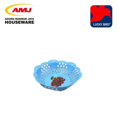 TEMPAT BUAH / KERANJANG BUAH / FRUIT PLATE PLUM FLOWER LUCKY BIRD