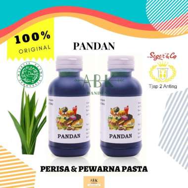 PERISA PANDAN & PEWARNA PASTA 60ML CAP 2 ANTING | PANDAN ESSENCE 60ML