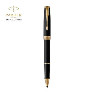 Parker Sonnet Matte Black Gold Trim Rollerball