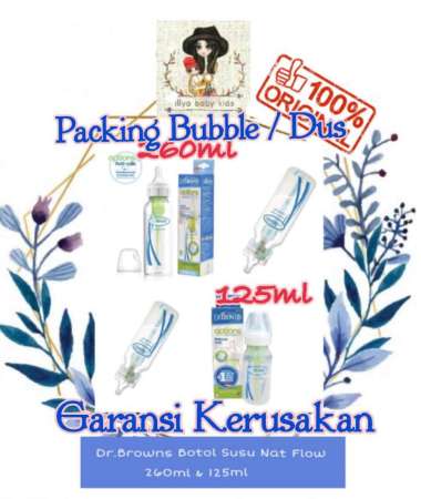 BOTOL SUSU DR BROWNS NARROW 60 ML Option Selang Green dr.brown 60ml