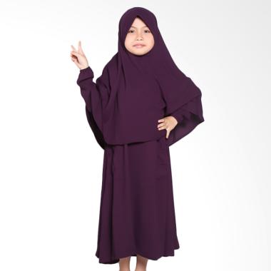 Allev Qarira Baju Muslim Anak - Ungu