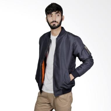 Twickenham Bomber Jacket Pria - Navy