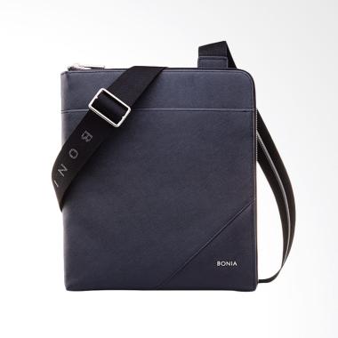 Bonia Signature Messenger Bag - Navy