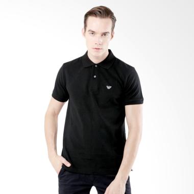 Efesu Men Polo Kaos Polo Pria - Black
