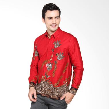 Jogja Batik Tama Man Shirt - Merah
