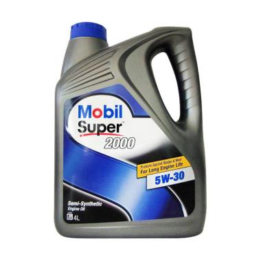 Mobil Super 2000 5W-30 Oli Mobil [4 Liter]