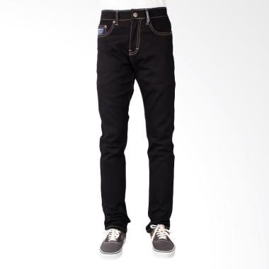 Oliveinch Soft Denim Celana Panjang Pria - Black Gold