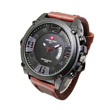 Swiss Army SA 3355 Jam Tangan Pria - Coklat Tua