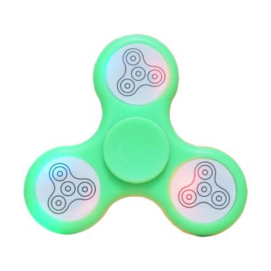 OEM Fidget Spinner LED with Bearing 608 - Hijau