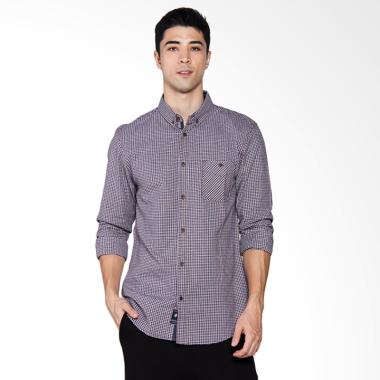Famo Casual Shirt Kemeja Pria - Blue [514041711]